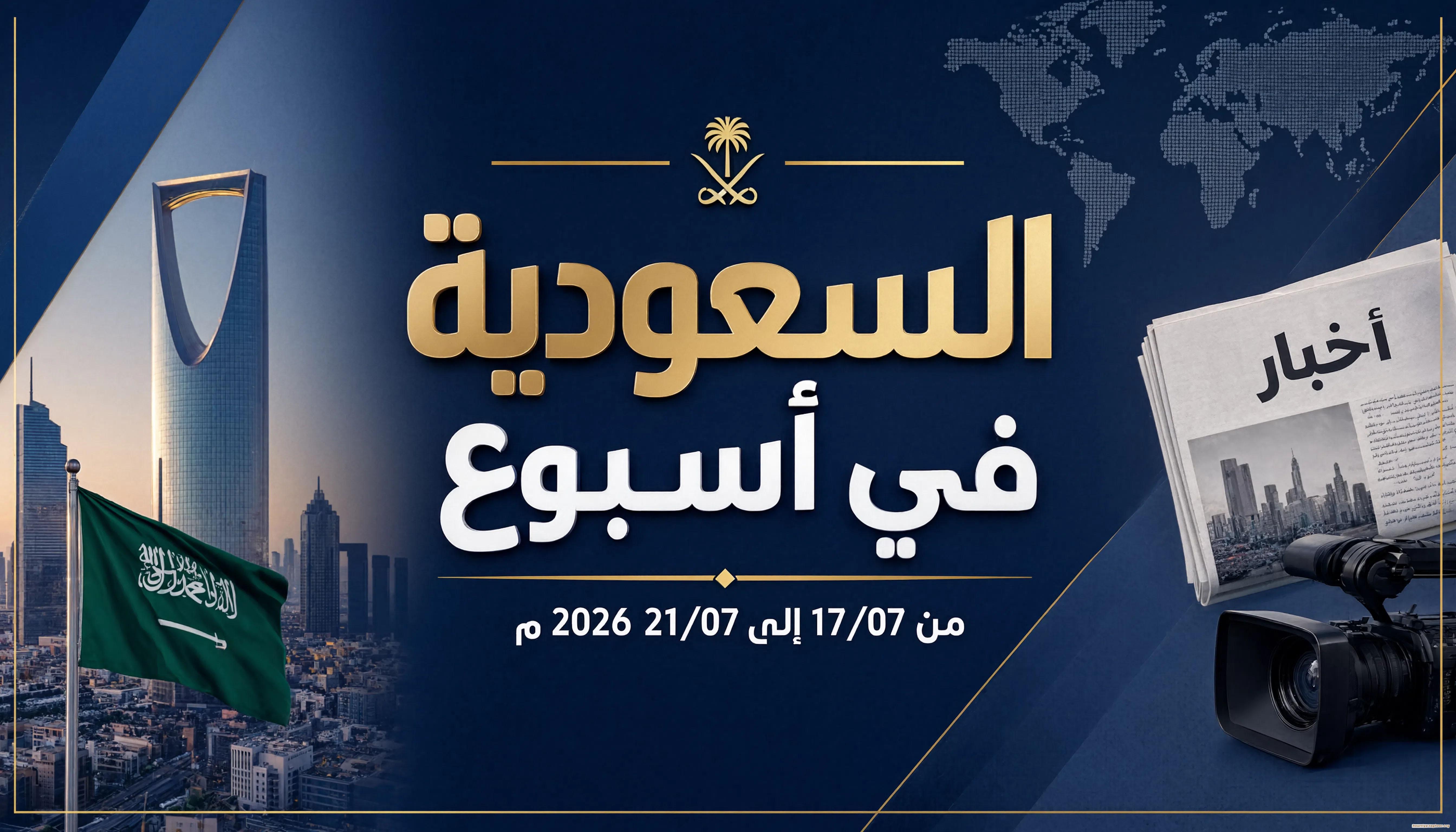 السعودية في اسبوع من 11 إلى 17 يوليو 2026م